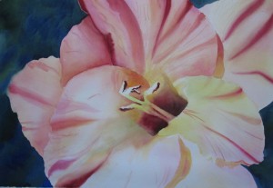 Large Petal Floral Watercolor Workshop image 1