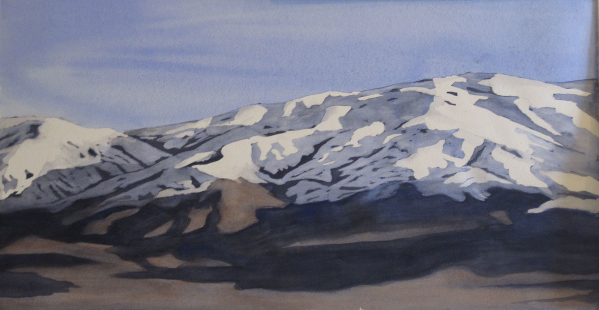 Idaho Splendor – 36″ x 24″ Original Framed Watercolor :: SOLD
