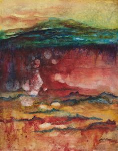 Landscape – Original Watercolor on Claybord :: SOLD
