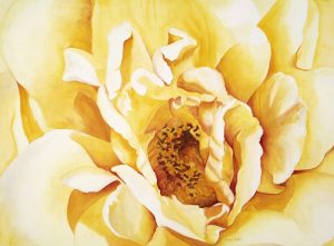 Radiant Gold – 30″ x 22″ Original Watercolor on Clayboard :: $950