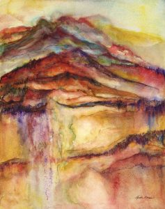 Earths Terrain – 12″ x 15″ Original Watercolor on Claybord :: SOLD