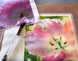 Pink-ing Tulip Watercolor Workshop