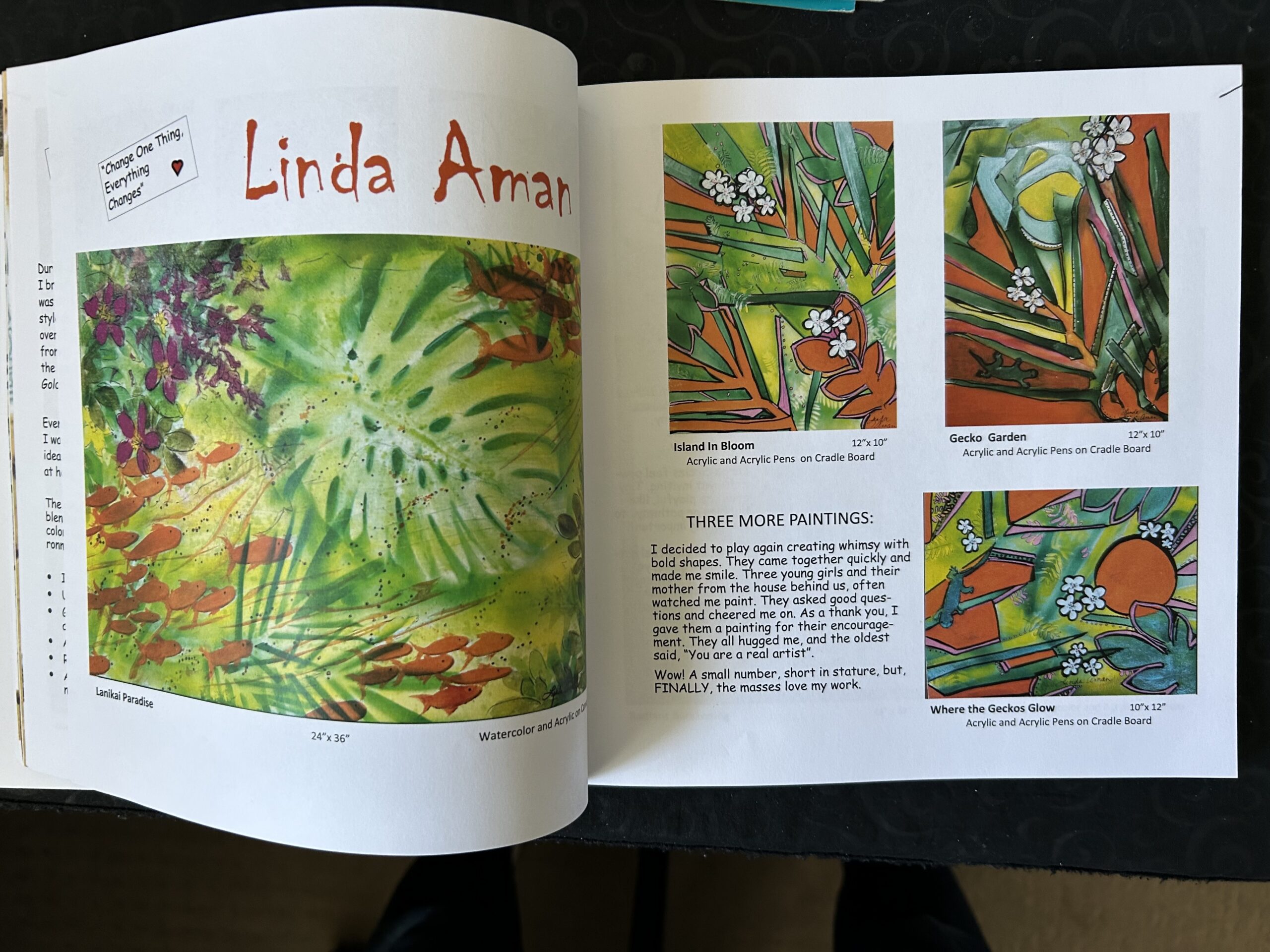 linda aman book sample